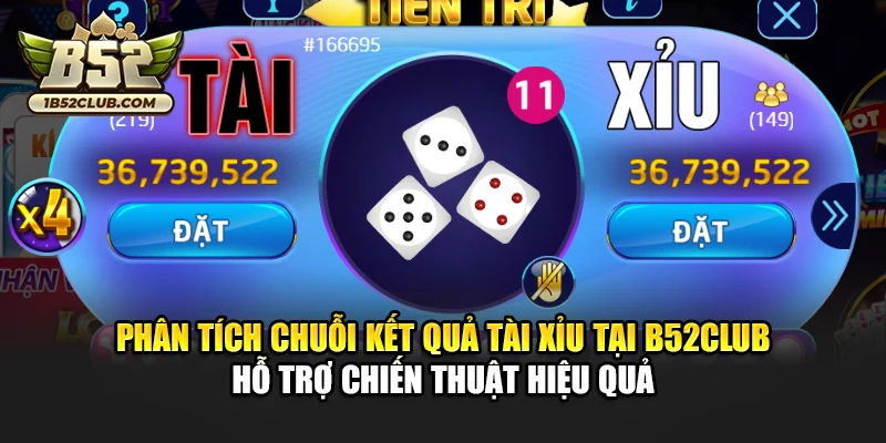 Phân tích chuỗi kết quả tài xỉu tại B52club hỗ trợ chiến thuật hiệu quả